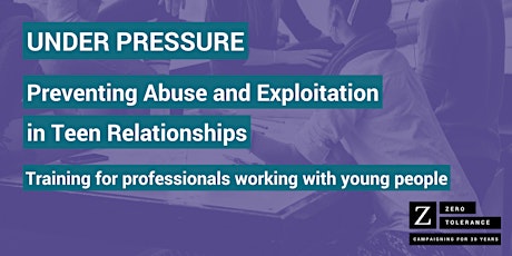 Under Pressure Training for Professionals Working with Young People