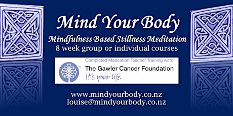 Mindfulness Based Stillness Meditation 8 Week Course primary image