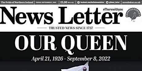 News Letter - Our Tributes to Her Majesty, Queen Elizabeth II