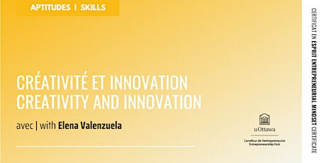 CEE: Créativité et innovation | EMC: Creativity and Innovation