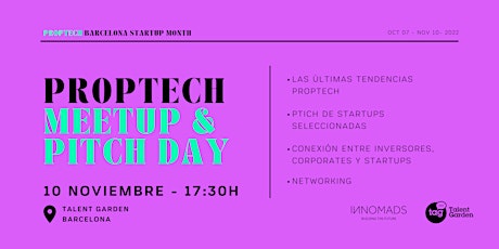 PROPTECH MEET UP & PITCH DAY