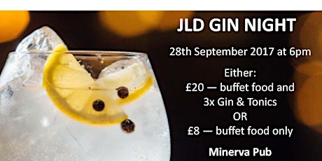 HEY JLD Gin Tasting at the Minerva primary image