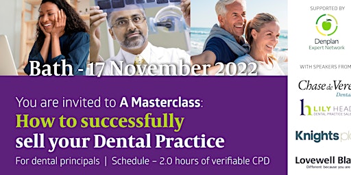 How to successfully sell your Dental Practice.  A Masterclass in Bath
