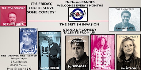 British Invasion V: Stand Up Comedy Talents from UK primary image