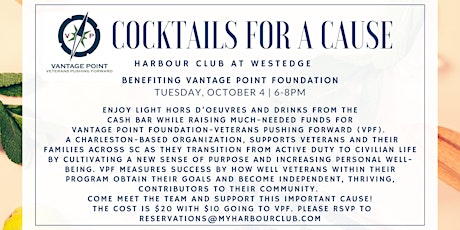 Coctails for a Cause, Benefiting Veterans of Vantage Point Foundation