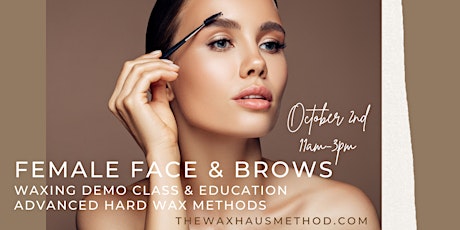 Female Face & Brows Waxing Class.  Demo & Education with Hard Wax.