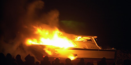 Halloween Boat Burning