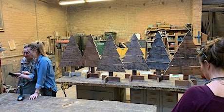 Make It Take It: 2D Reclaimed Wood Christmas Tree EVANSTON