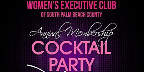 OCTOBER COCKTAIL PARTY  WITH THE WOMEN'S EXECUTIVE CLUB