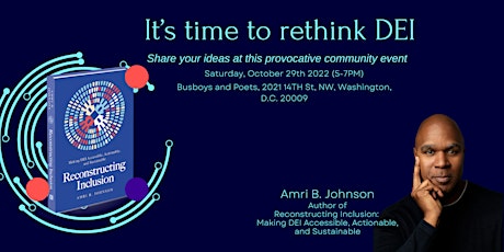 It’s time to rethink DEI | Reconstructing Inclusion Book Launch in DC