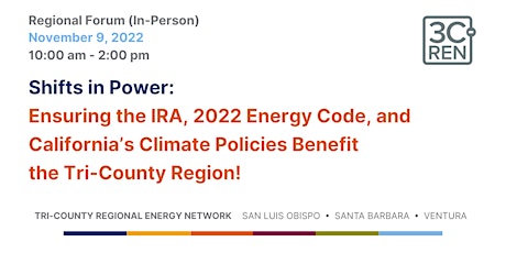 Shifts in Power: IRA, 2022 Energy Code, Climate Policies  & the Tri-County