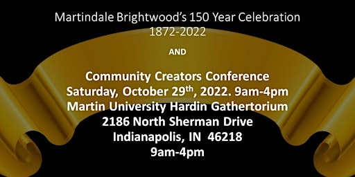 Martindale Brightwood Community Creators Conference