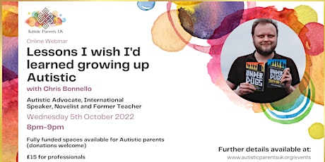Lessons I wish I'd learned growing up Autistic with Chris Bonnello