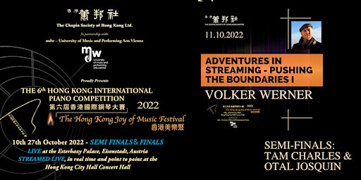 6th HK Int. Piano Competition Semi-Finals & Presentation I: Volker Werner