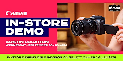 Canon In-Store Demo (Austin)