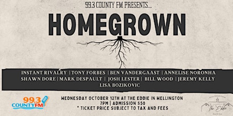 99.3 County FM 8th Anniversary Homegrown Concert