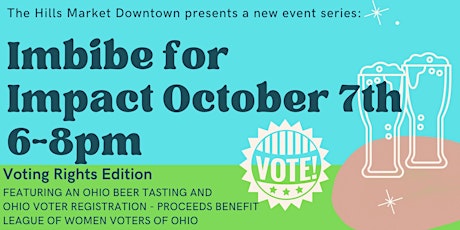 Imbibe for Impact: Ohio Beer Tasting & Voting Rights Edition