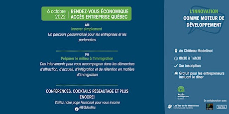 Rendez-vous économique Accès entreprise Québec - Îles-de-la-Madeleine