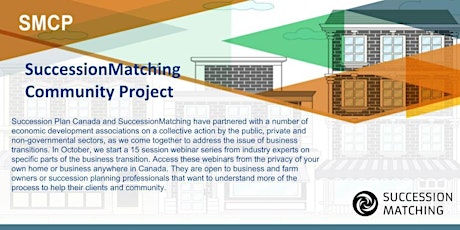 SuccessionMatching Community Project Webinar Series primary image
