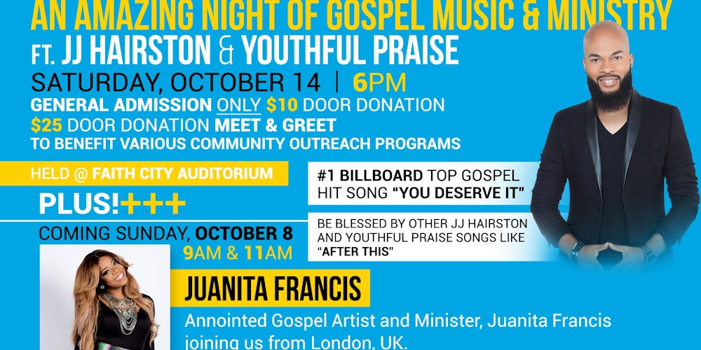 Lyric after this lyrics jj hairston : J.J Hairston & Youthful Praise Tickets, Sat, Oct 14, 2017 at 6:00 ...