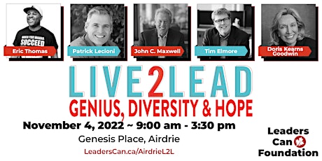 Small Business Growth Conference ~ Live2Lead ~ Genius, Diversity & Hope primary image