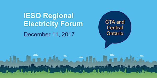 GTA & Central Ontario Regional Electricity Forum