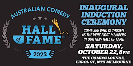 Australian Comedy Hall of Fame Induction Ceremony 2022