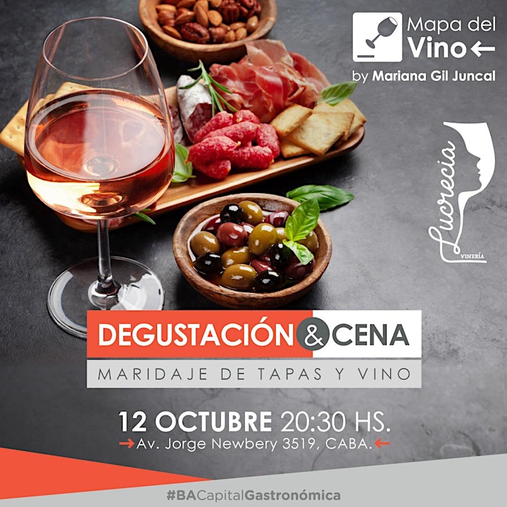 Imagen de Degustación & cena: Maridaje: tapas & vinos