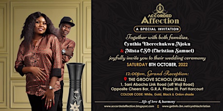 ACCORDED AFFECTION - Cindy & Mista CSO #AccordedAffection