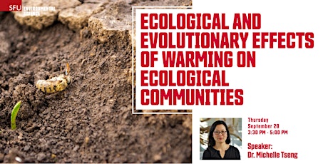 Ecological and Evolutionary Effects of Warming on Ecological Communities