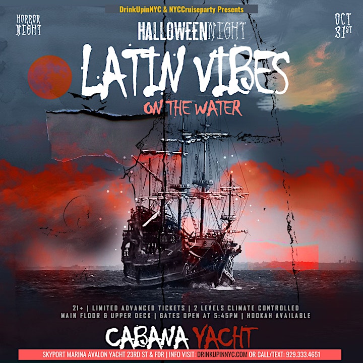OCT 31ST | NEW YORK CITY HALLOWEEN YACHT PARTY image