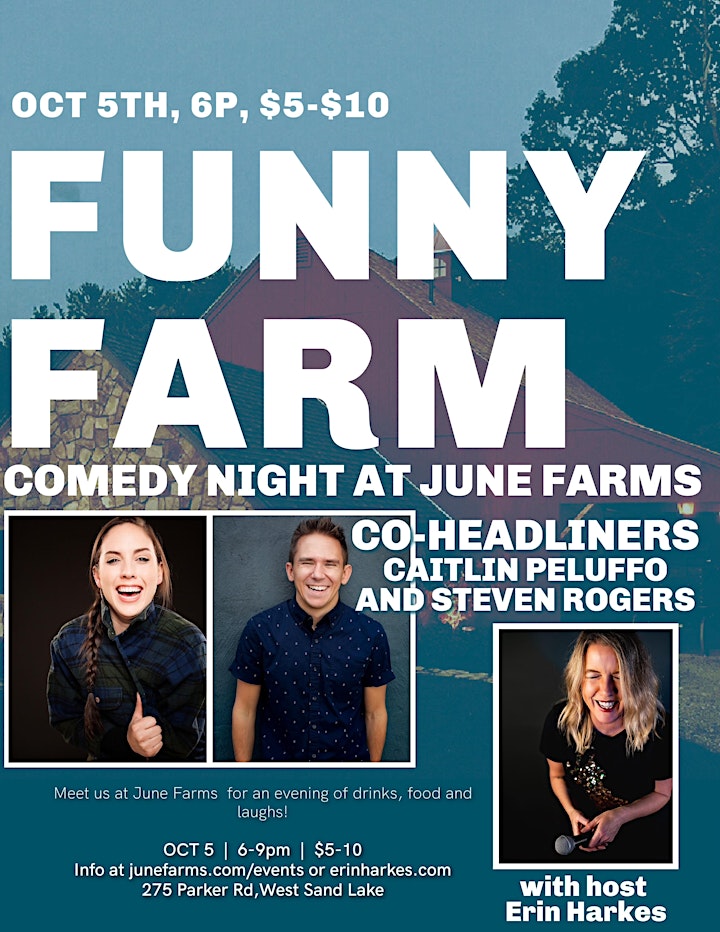 Funny Farm Comedy Night at June Farms! image
