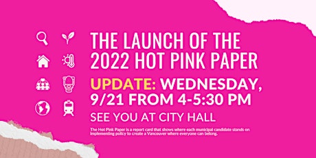 9/21 – HPPC City Hall Launch - Women Transforming Cities