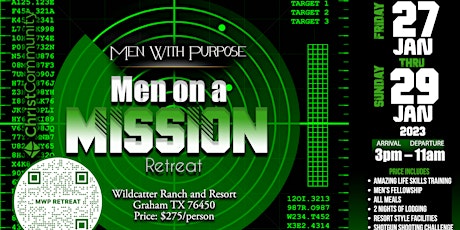 Men on a Mission Retreat 2023 primary image
