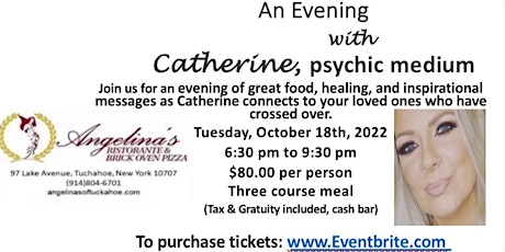 An Evening with Catherine Psychic Medium