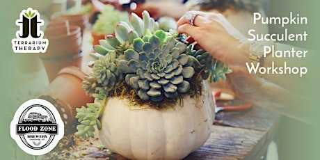 In-Person Pumpkin Succulent Workshop at Flood Zone Brewery
