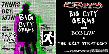 BIG CITY GERMS W/ EXIT STRATEGY & BOB LAW BAND