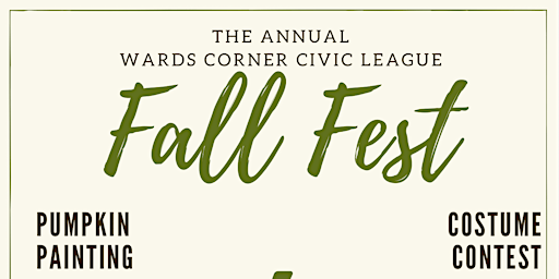 Wards Corner Civic League- Fall Fest