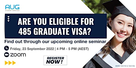 Image principale de [AUG Sydney] Are You Eligible For 485 Visa?
