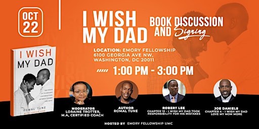 “I Wish My Dad” - Book Discussion and Signing @ Emory Fellowship DC