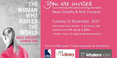 Author Talk: Nick Toscano & Beau Donelly "The woman who fooled the world" primary image