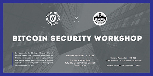 Bitcoin Security Workshop