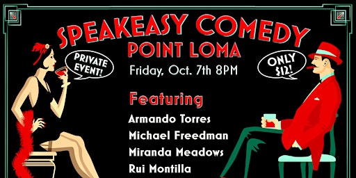 Speakeasy Comedy in Point Loma