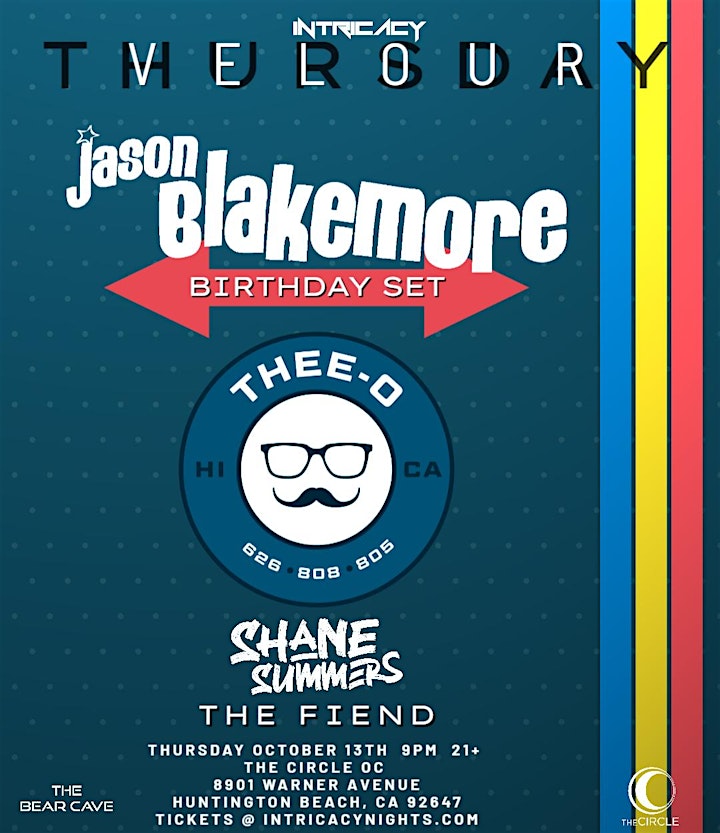 Velour Thursdays: Jason Blakemore (Birthday Extravaganza) & Thee-O image