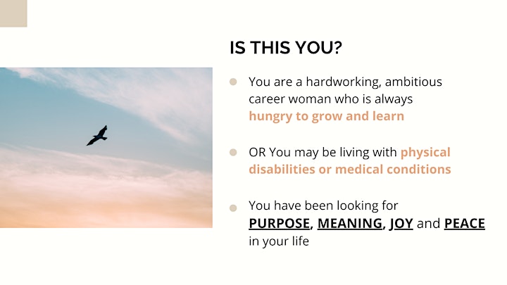 How to Live Your Dream Life (FREE TALK for Career Women with Disabilities) image
