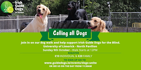 Dogs Unite - Dog Walk & Fundraiser for Irish Guide Dogs for the Blind