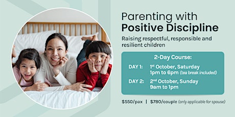 Parenting with Positive Discipline Singapore 2022 primary image