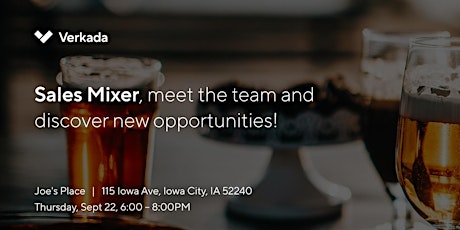 Verkada Sales Mixer - We're coming to University of Iowa!