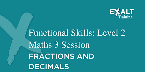 Functional Skills Maths | Level 2 | Maths 3