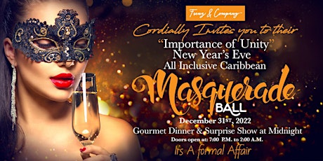 NEW YEAR'S EVE -  ALL INCLUSIVE CARIBBEAN MASQUERADE BALL & SHOW